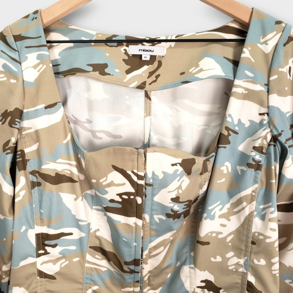 Revolve Miaou Devon Corset Long Sleeve Blouse - Picture 3 of 13